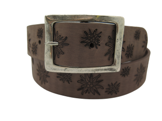 Ledergurt Branding Edelweiss 40mm (11069/60AS-40)